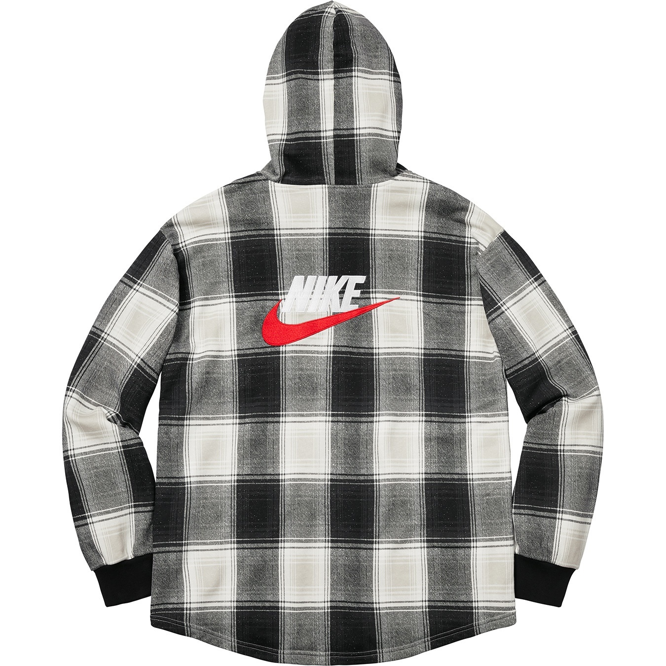 Supreme®/Nike® Plaid Hooded Sweatshirt view 7